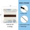 Griffin Nylon Bead Cord Perlseide – Size 1 (0.35mm) – 2 Meters per Card – Stainless Steel Needle Attached – for Knotting Pearls, Gemstones, Crystals and Beads